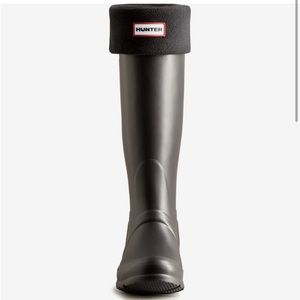 Hunter Sock - Black - Fleece